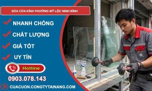 sửa cửa kính Mỹ Lộc