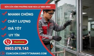 sửa cửa kính phường Nam Hoa Lư Ninh Bình