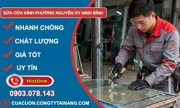 sửa cửa kính phường Nguyễn Úy