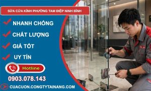 sửa cửa kính phường Tam Điệp Ninh Bình