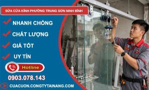 sửa cửa kính phường Trung Sơn Ninh Bình