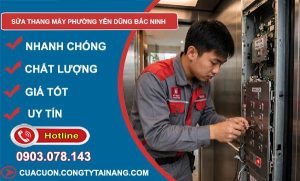 sửa thang máy phường Yên Dũng Bắc Ninh