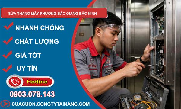 sửa thang máy Bắc Giang
