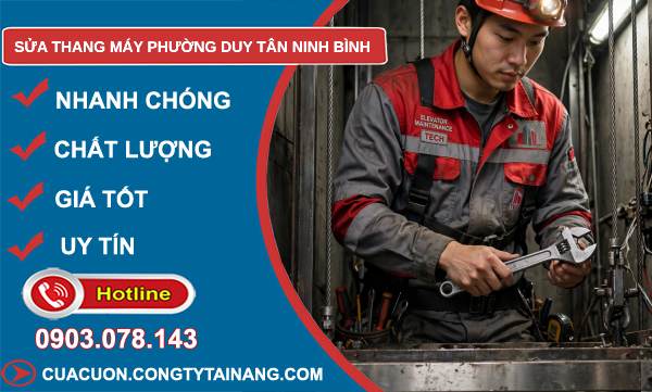 sửa thang máy Duy Tân