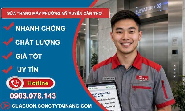 sửa thang máy Mỹ Xuyên