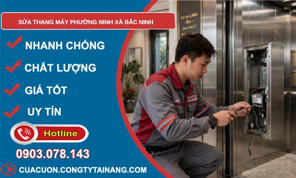 sửa thang máy Ninh Xá