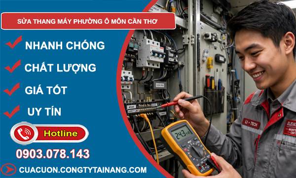 sửa thang máy Ô Môn