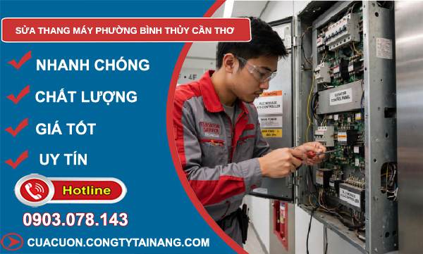sửa thang máy phường Bình Thủy Cần Thơ