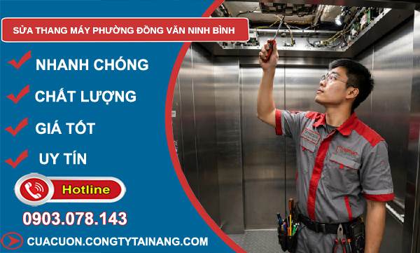sửa thang máy phường Đồng Văn