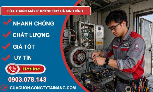 sửa thang máy phường Duy Hà