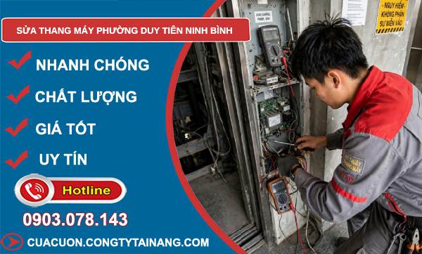 sửa thang máy phường Duy Tiên