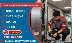 sửa thang máy phường Kim Thanh Ninh Bình