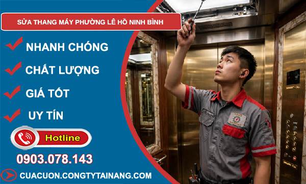 sửa thang máy phường Lê Hồ Ninh Bình