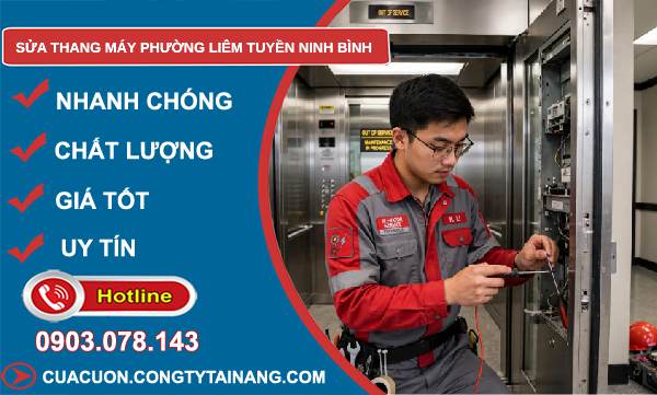 sửa thang máy phường Liêm Tuyền Ninh Bình