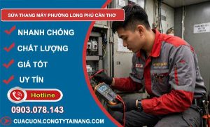 sửa thang máy phường Long Phú