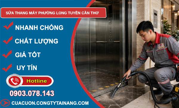 sửa thang máy phường Long Tuyền Cần Thơ