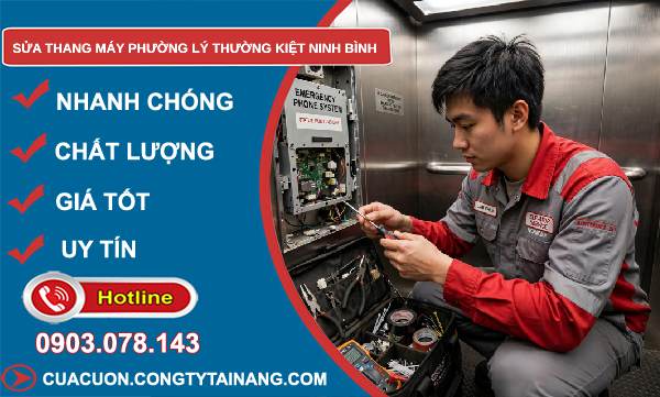 sửa thang máy phường Lý Thường Kiệt Ninh Bình