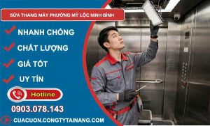 sửa thang máy phường Mỹ Lộc Ninh Bình
