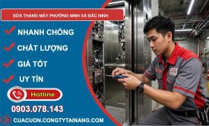 sửa thang máy phường Ninh Xá Bắc Ninh