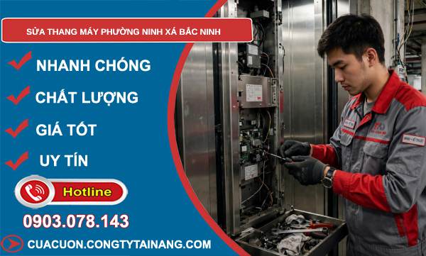 sửa thang máy phường Ninh Xá