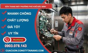 sửa thang máy phường Phù Khê Bắc Ninh