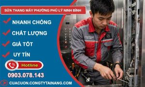 sửa thang máy phường Phủ Lý