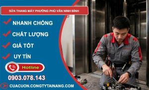 sửa thang máy phường Phù Vân Ninh Bình