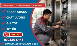 sửa thang máy phường Phượng Sơn Bắc Ninh