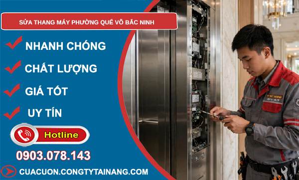 sửa thang máy phường Quế Võ