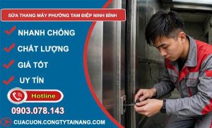 sửa thang máy phường Tam Điệp