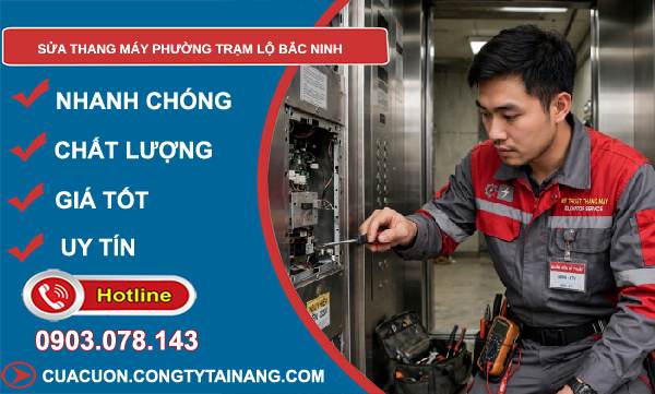 sửa thang máy phường Trạm Lộ Bắc Ninh