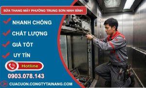 sửa thang máy phường Trung Sơn Ninh Bình
