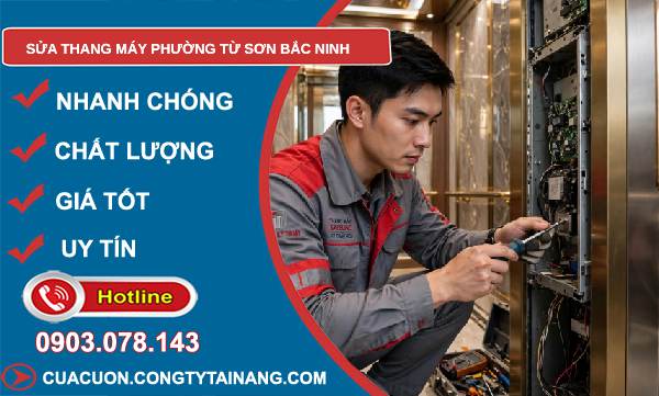 sửa thang máy phường Từ Sơn