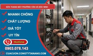sửa thang máy phường Vân Hà