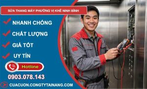 sửa thang máy phường Vị Khê Ninh Bình