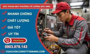 sửa thang máy phường Võ Cường Bắc Ninh