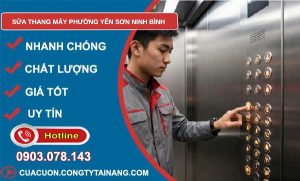 sửa thang máy phường Yên Sơn Ninh Bình