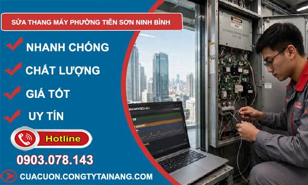sửa thang máy Tiên Sơn