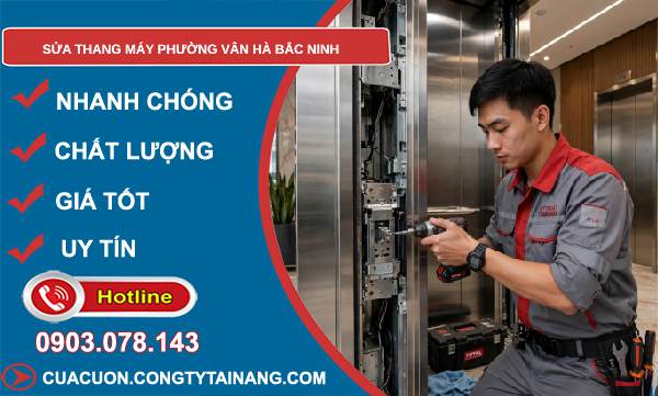 sửa thang máy Vân Hà