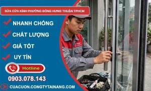 sửa cửa kính Đông Hưng Thuận