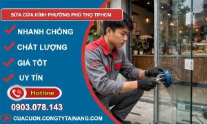 sửa cửa kính Phú Thọ