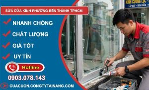 sửa cửa kính phường Bến Thành