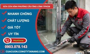 sửa cửa kính phường Cầu Ông Lãnh TPHCM