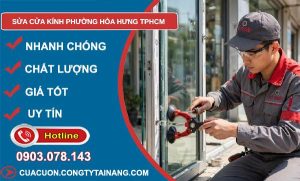 sửa cửa kính phường Hòa Hưng TPHCM