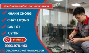 sửa cửa kính phường Long Hương TPHCM