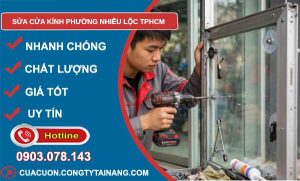 sửa cửa kính phường Nhiêu Lộc TPHCM