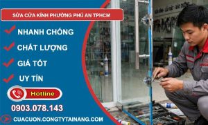 sửa cửa kính phường Phú An TPHCM