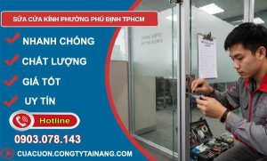 sửa cửa kính phường Phú Định TPHCM