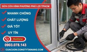 sửa cửa kính phường Phú Lợi TPHCM