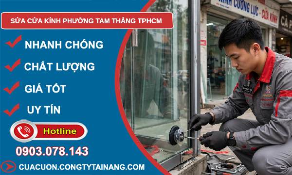 sửa cửa kính phường Phước Thắng TPHCM